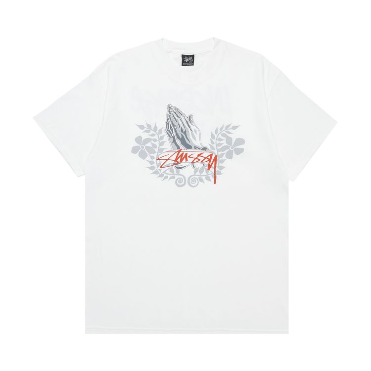 Stussy Increase The Peace Hands Tee White