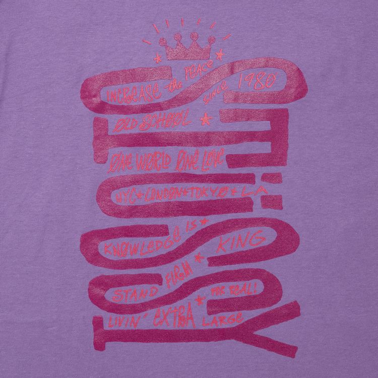 Stussy Sideways Tee Purple
