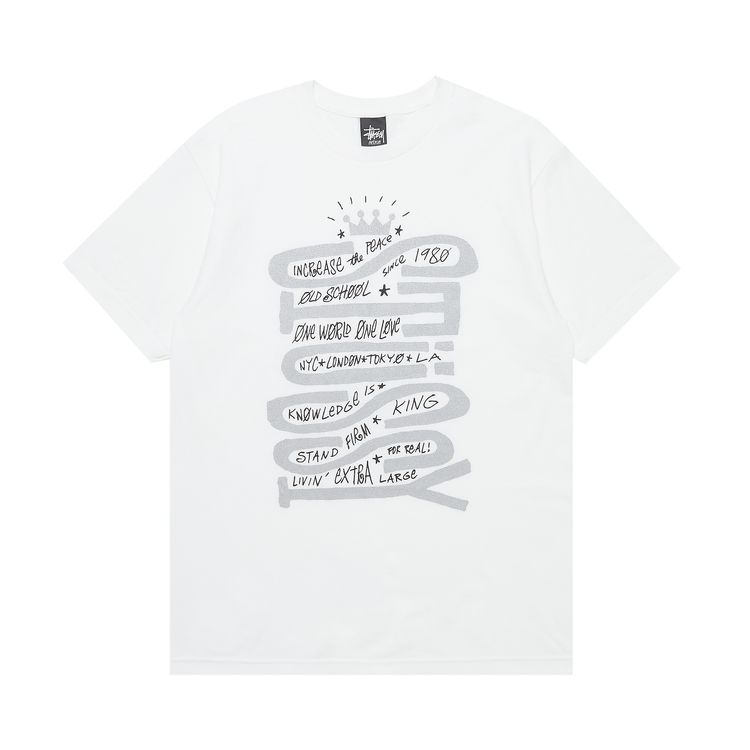 Stussy Sideways Tee White