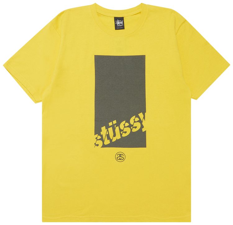 Stussy Tall Box Tee Gold