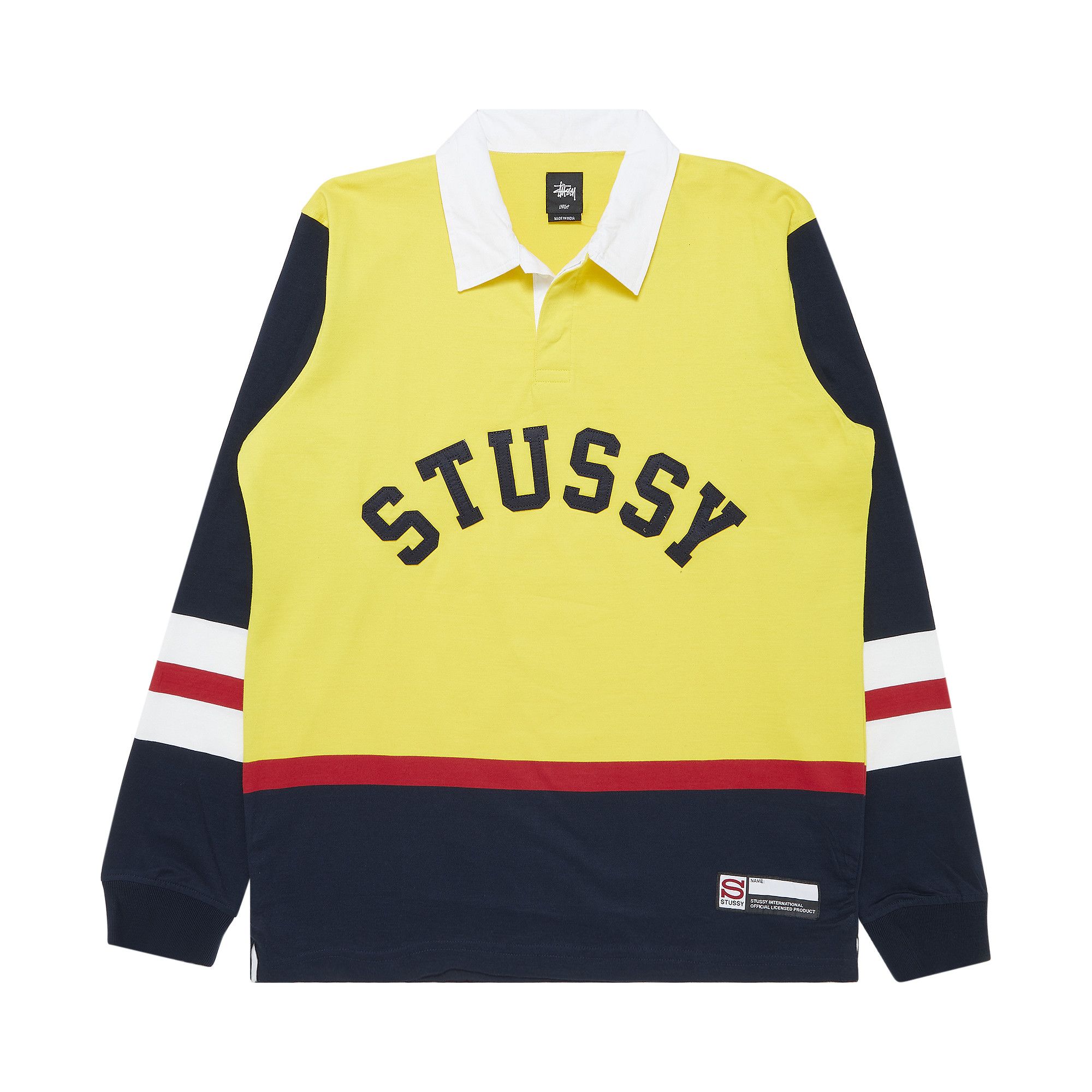 Stussy Rugby Arc Polo Yellow