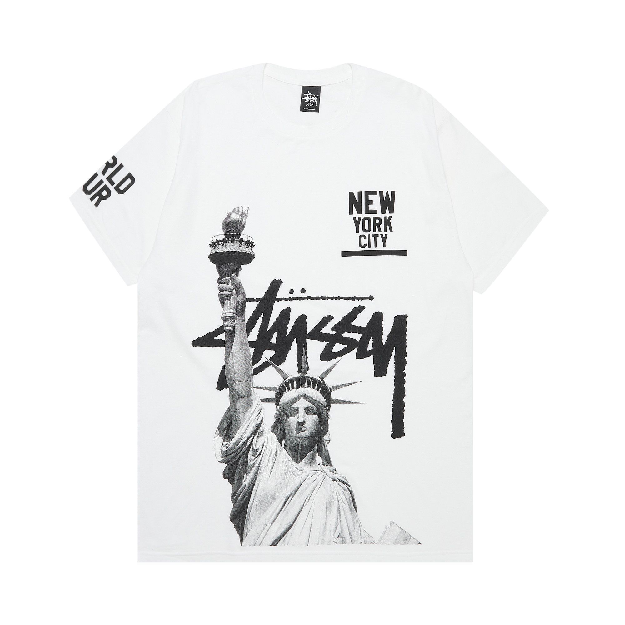 Buy Stussy Liberty Nyc Tee 'White' - 1903428 WHIT | GOAT