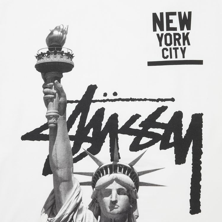 Stussy Liberty Nyc Tee White