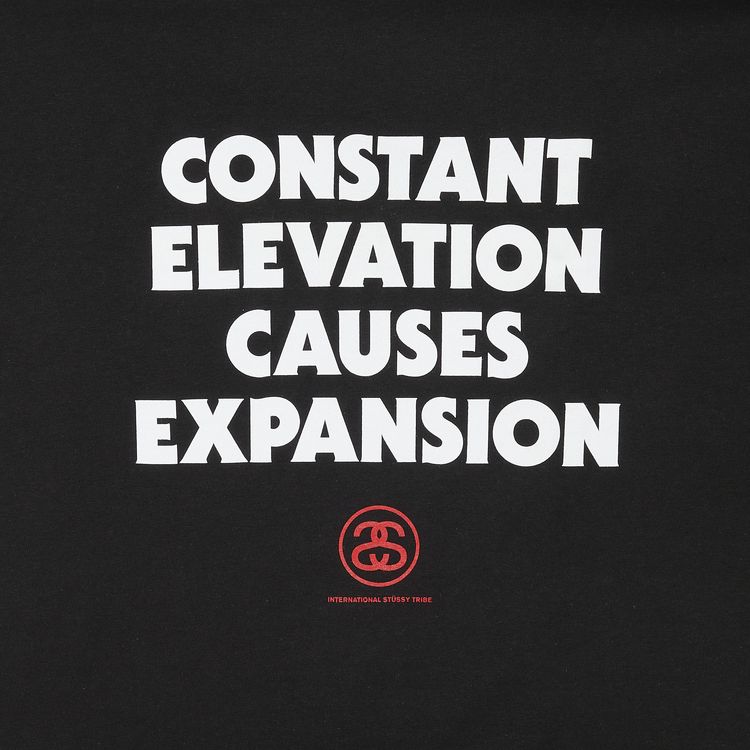 Stussy Constant Elevation Causes Expansion Tee Black