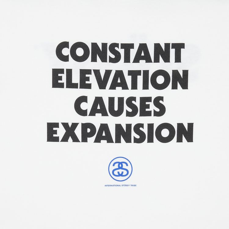 Stussy Constant Elevation Causes Expansion Tee White