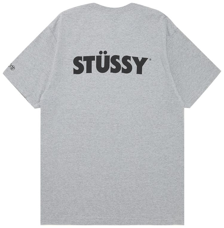 Stussy Constant Elevation Causes Expansion Tee Grey Heather