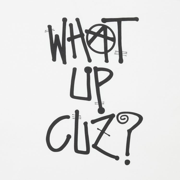 Stussy What Up Cuz Tee White