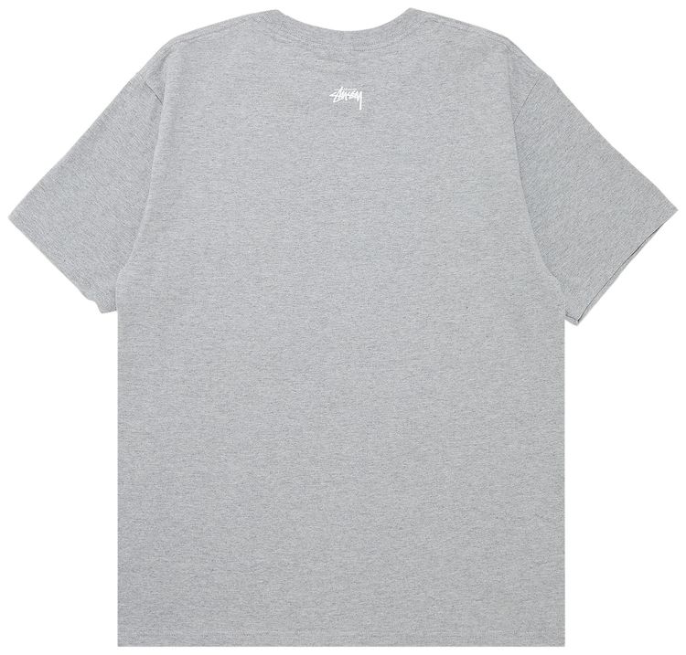 Stussy What Up Cuz Tee Grey Heather