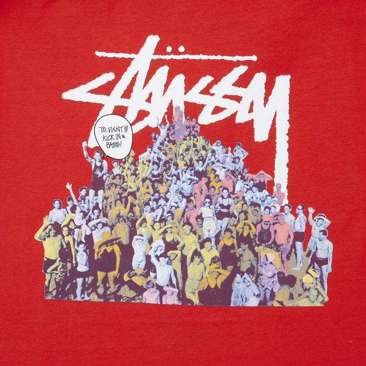 Stussy Beach Mob Tee Red