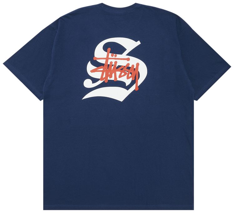 Stussy Old S Tee Navy