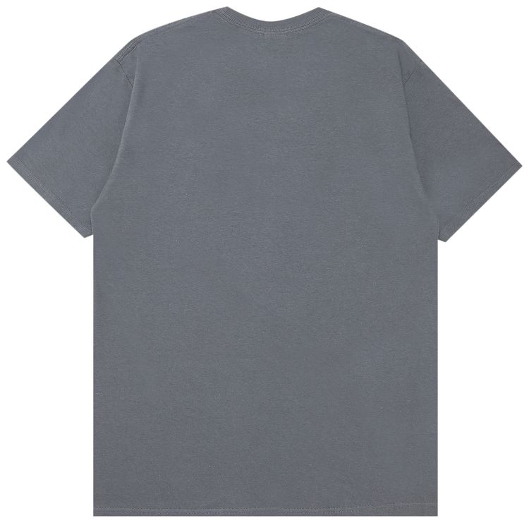 Stussy World Wide Wax Roots Tee Charcoal