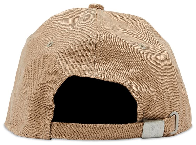 BAPE Multi Fonts Patch Panel Cap Beige