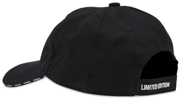 Vetements Iconic Logo Cap Black