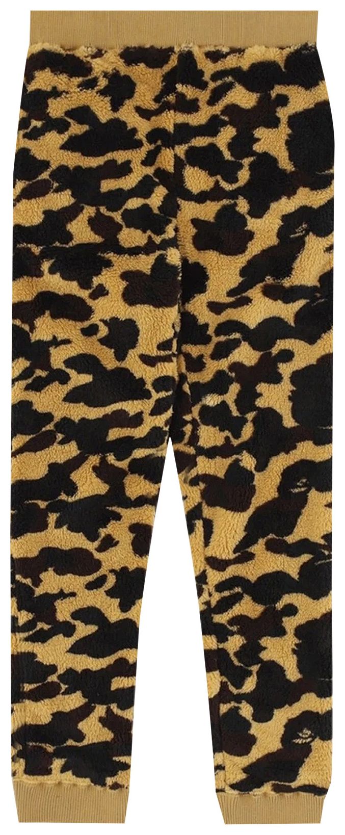 BAPE 1st Camo Boa Pants Yellow
