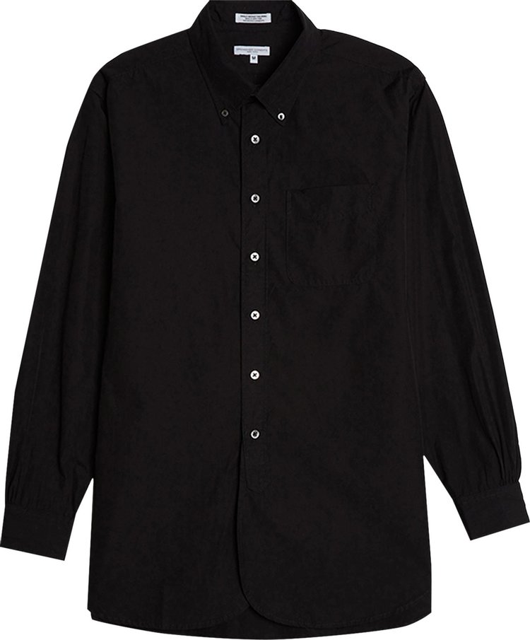 Engineered Garments 100's 2Ply Broadcloth 19th Century Button Down Shirt 'Black'