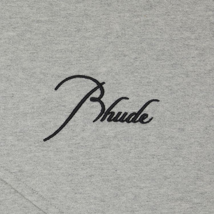 Rhude Quarter Zip Heather Grey