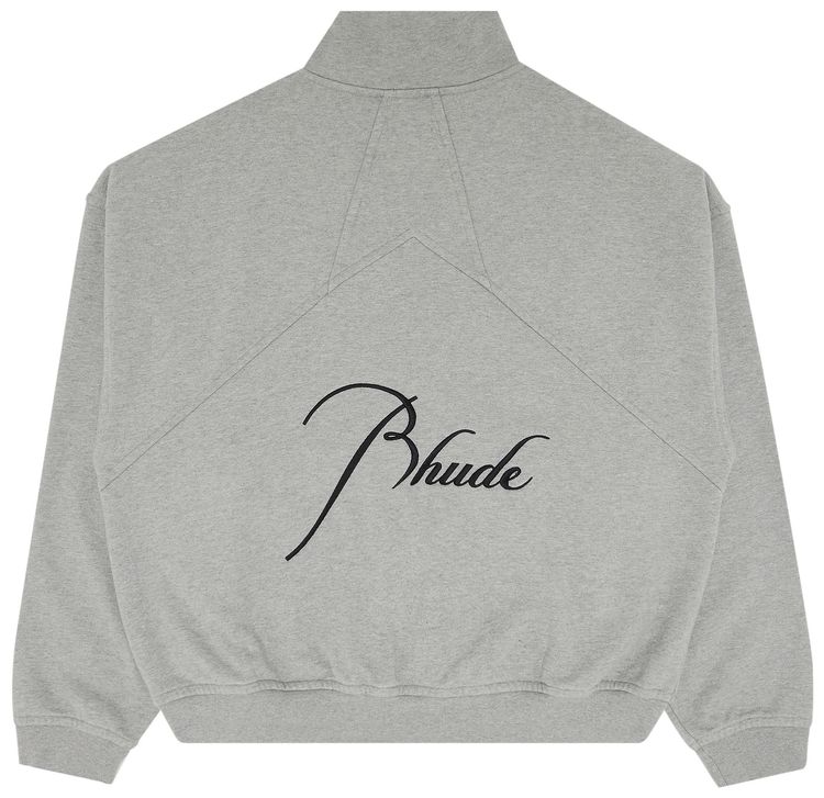 Rhude Quarter Zip Heather Grey