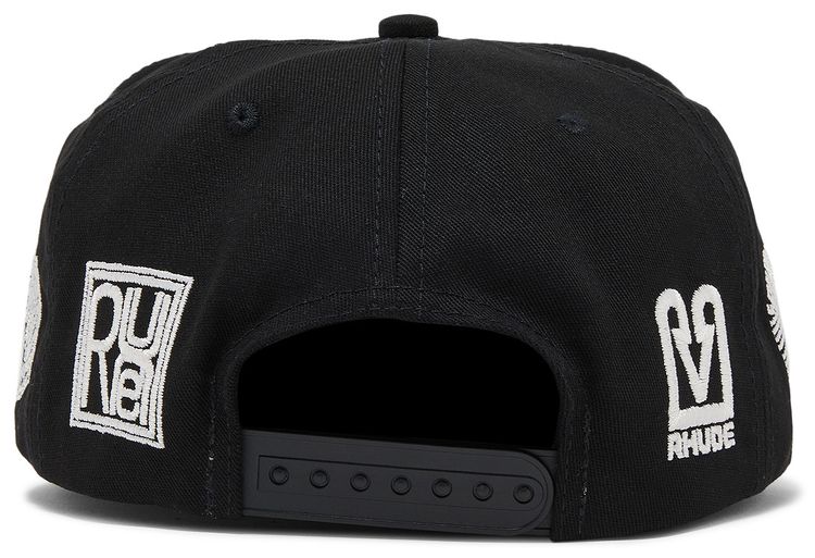 Rhude Banque De Rhude Hat Black
