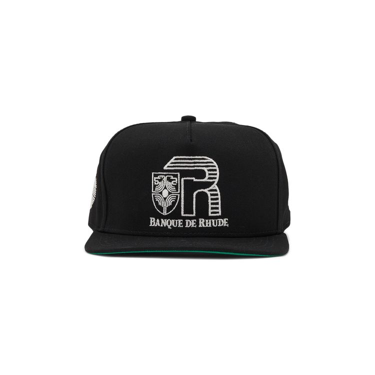 Rhude Banque De Rhude Hat Black