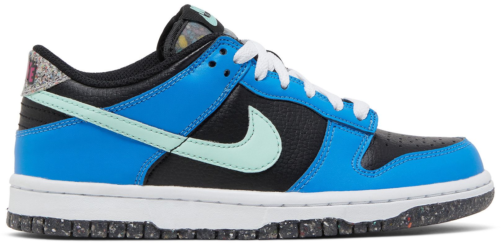 Dunk Low Se Gs 'black Light Photo Blue Mint Foam'