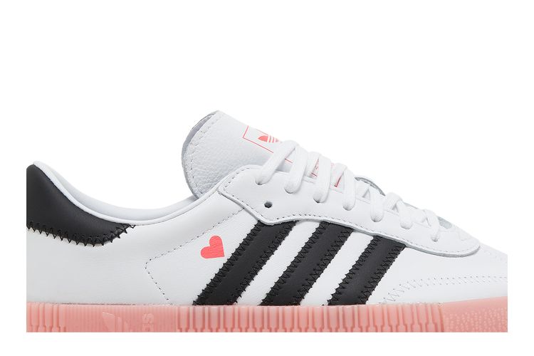 adidas gazelle silver green womens adidas Samba Long Tongue Shoes - Women's - White / Cream White / Pink