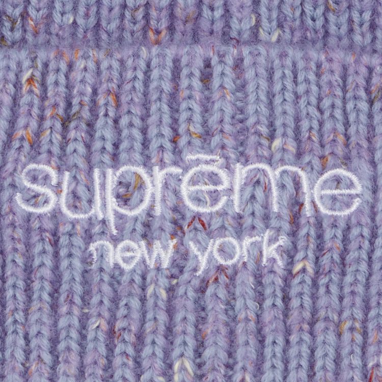 Supreme Rainbow Speckle Beanie Light Blue