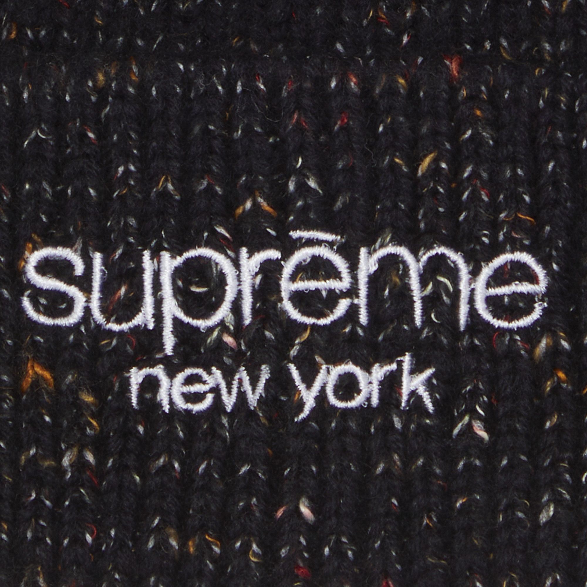 Buy Supreme Rainbow Speckle Beanie 'Black' - FW22BN33 BLACK | GOAT