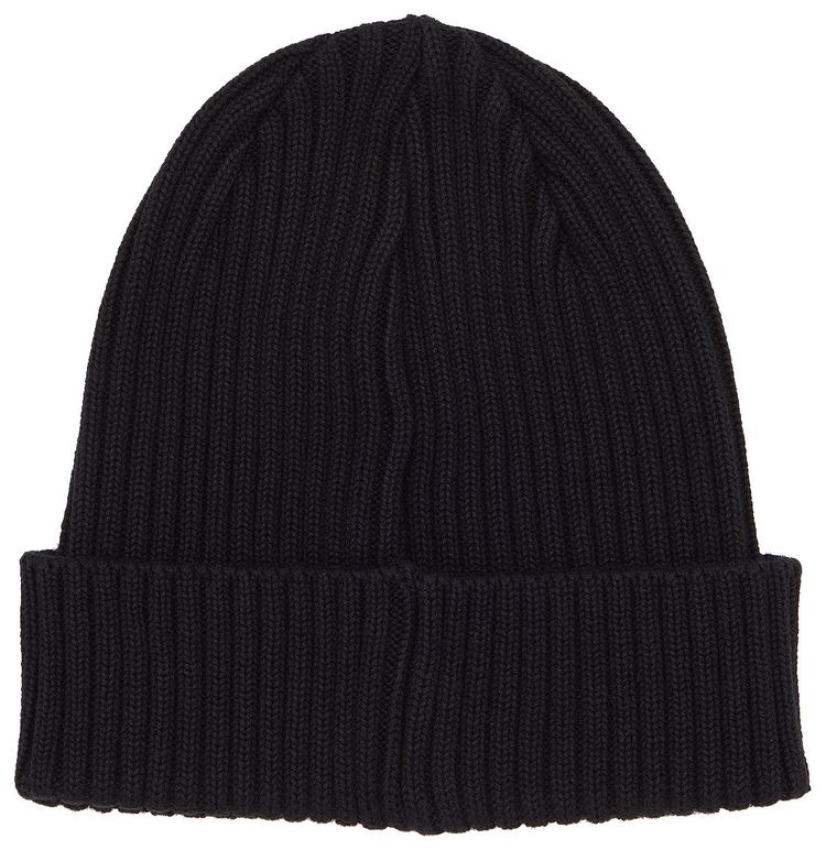 Supreme Overdyed Patch Beanie Black