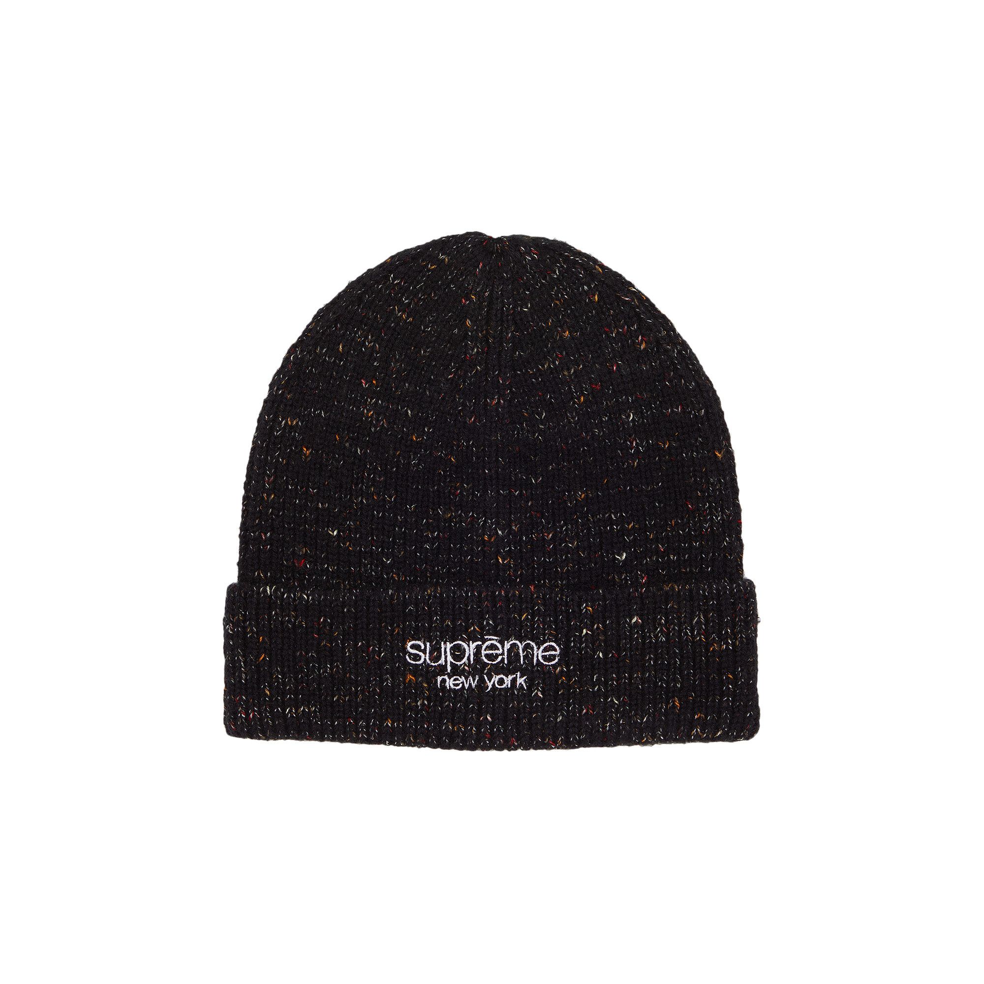 Supreme Rainbow Speckle Beanie 'Black'