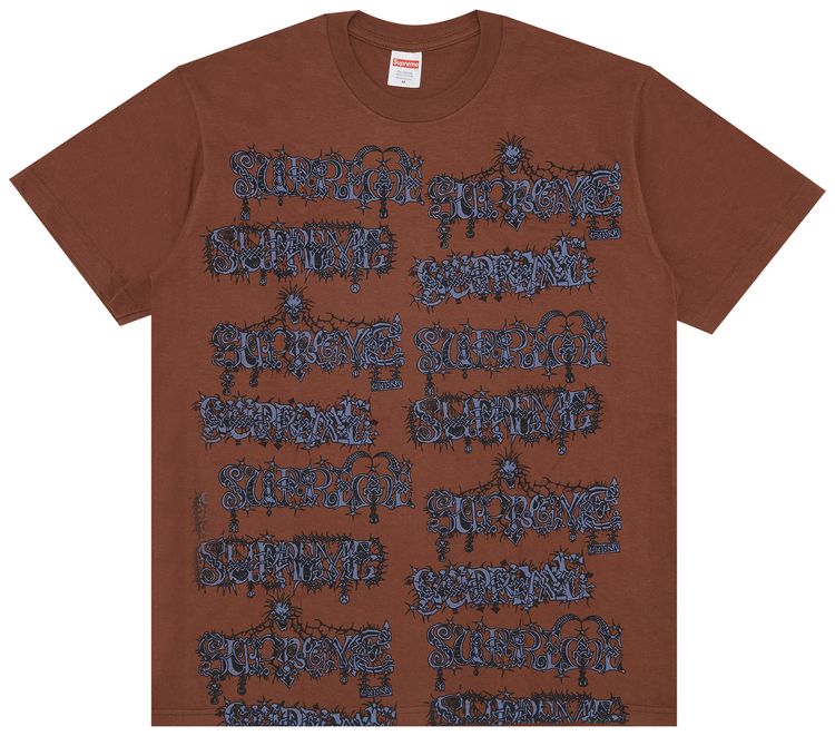 Supreme Wombat Tee Brown