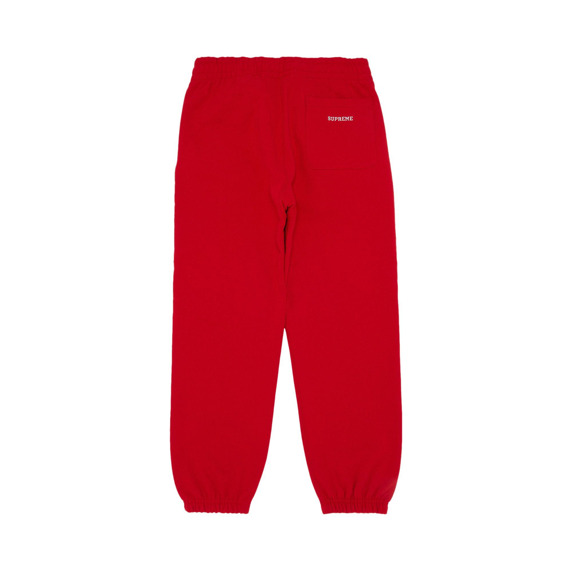 Buy Supreme S Logo Sweatpant Red FW22P60 RED GOAT UK