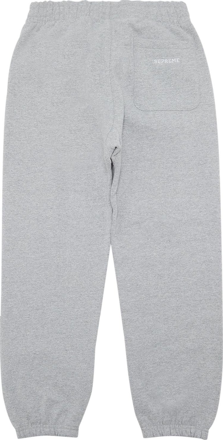 Supreme S Logo Sweatpant Grey