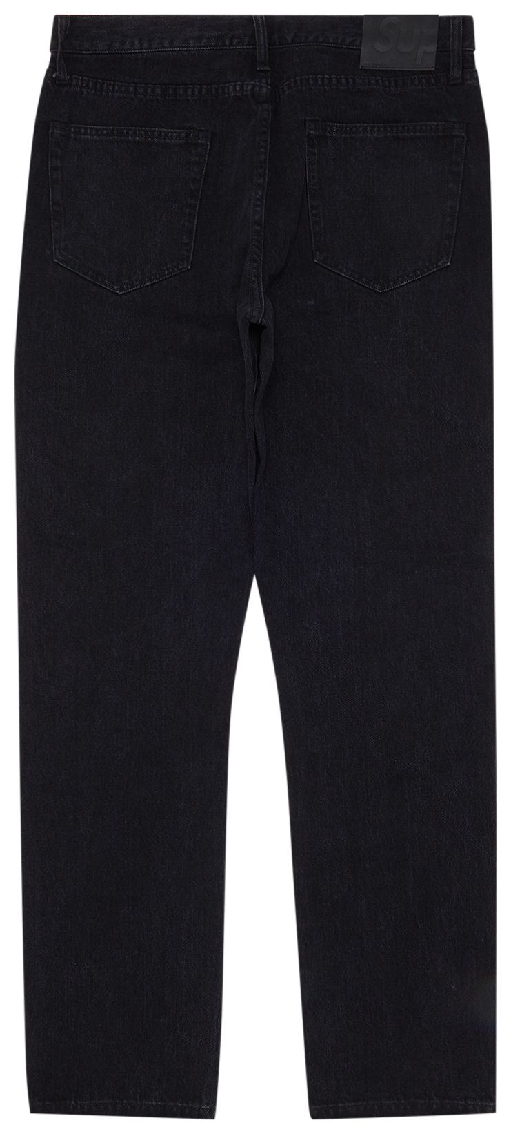 Supreme Stone Washed Slim Jean Washed Black