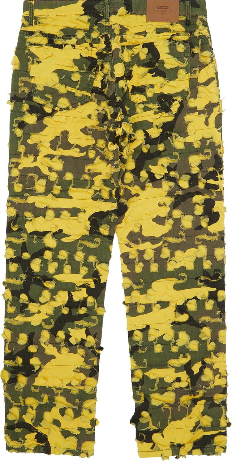 Supreme x Griffin 5 Pocket Jean Yellow Camo