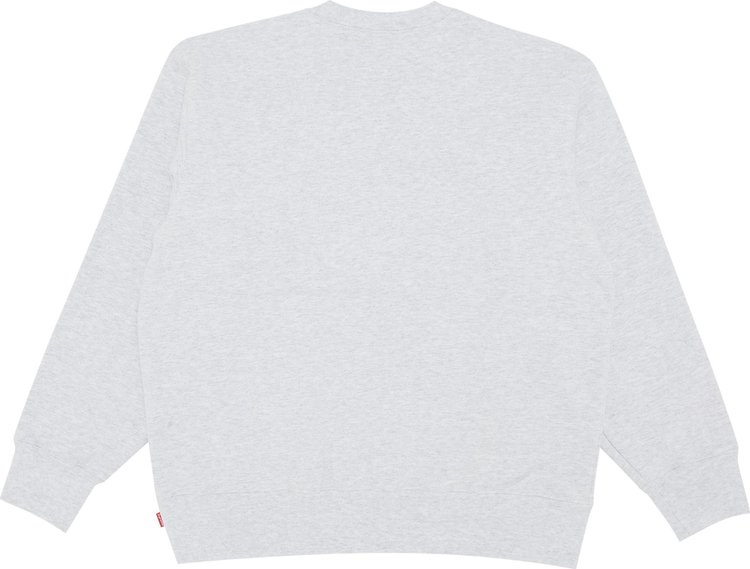 Supreme Small Box Crewneck Ash Grey