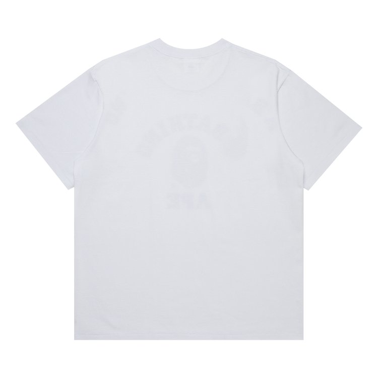 BAPE Space Camo College Tee White