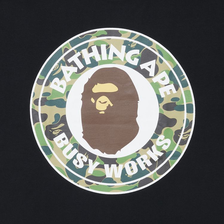 BAPE 1st Camo Busy Works Tee BlackGreen