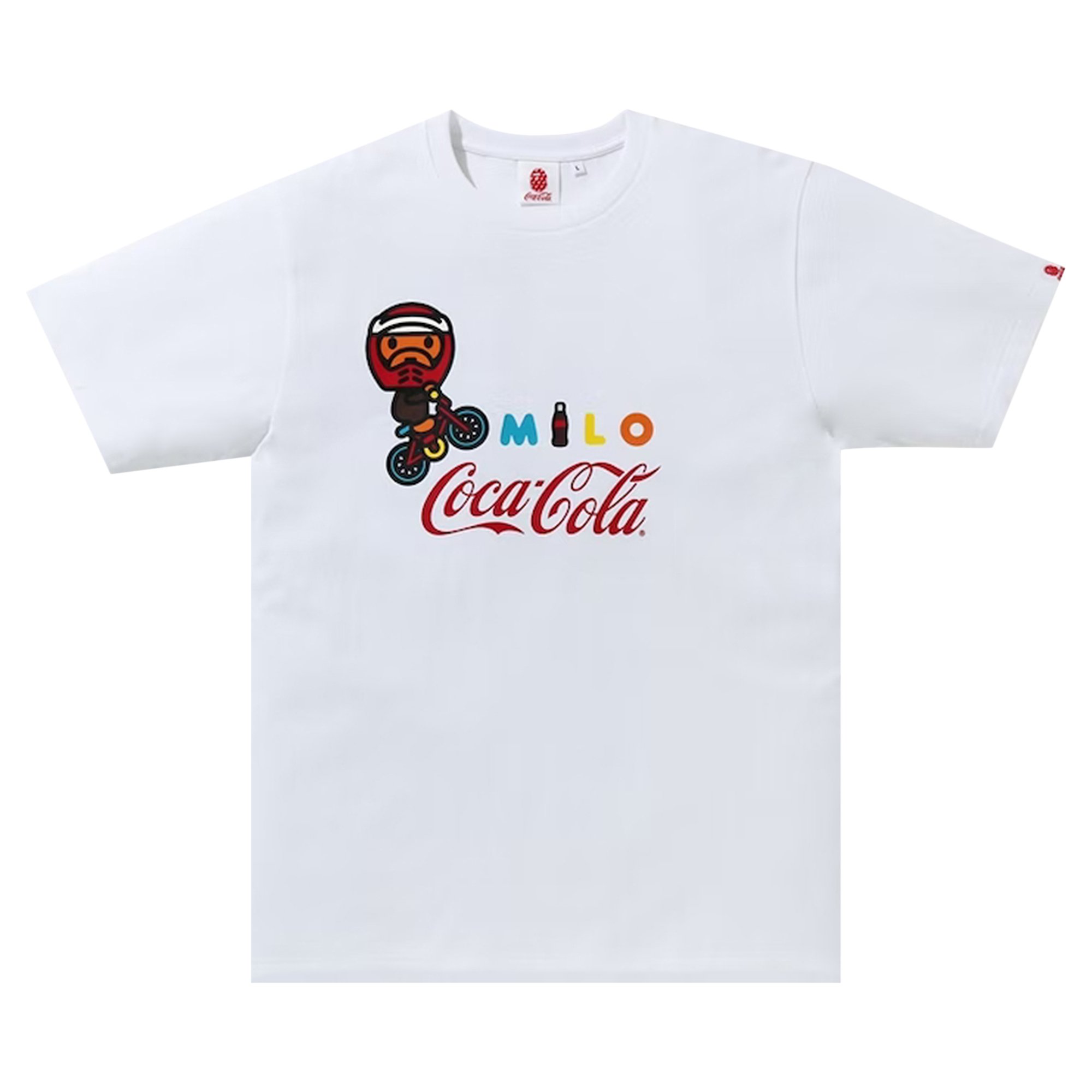 BAPE x Coca Cola Milo BMX Tee 'White' | GOAT