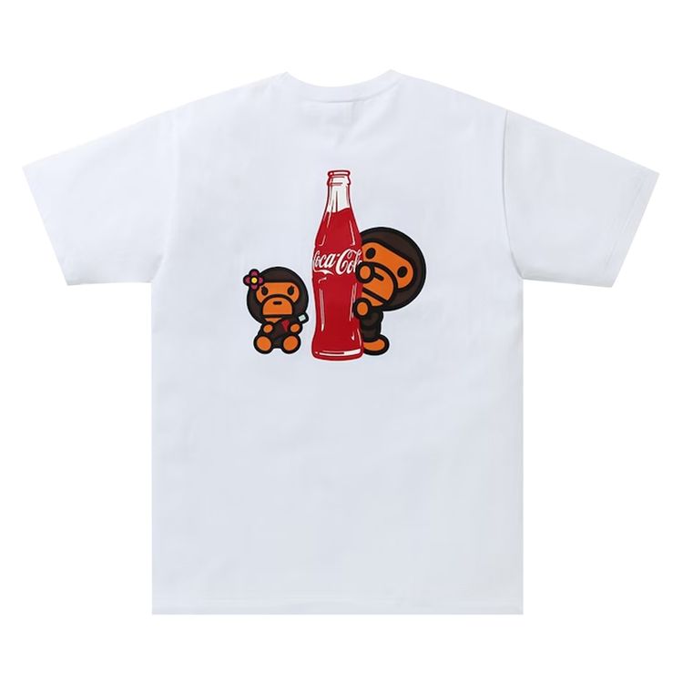 BAPE x Coca Cola Milo BMX Tee White