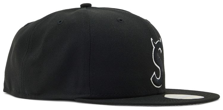 Supreme S Logo New Era Black