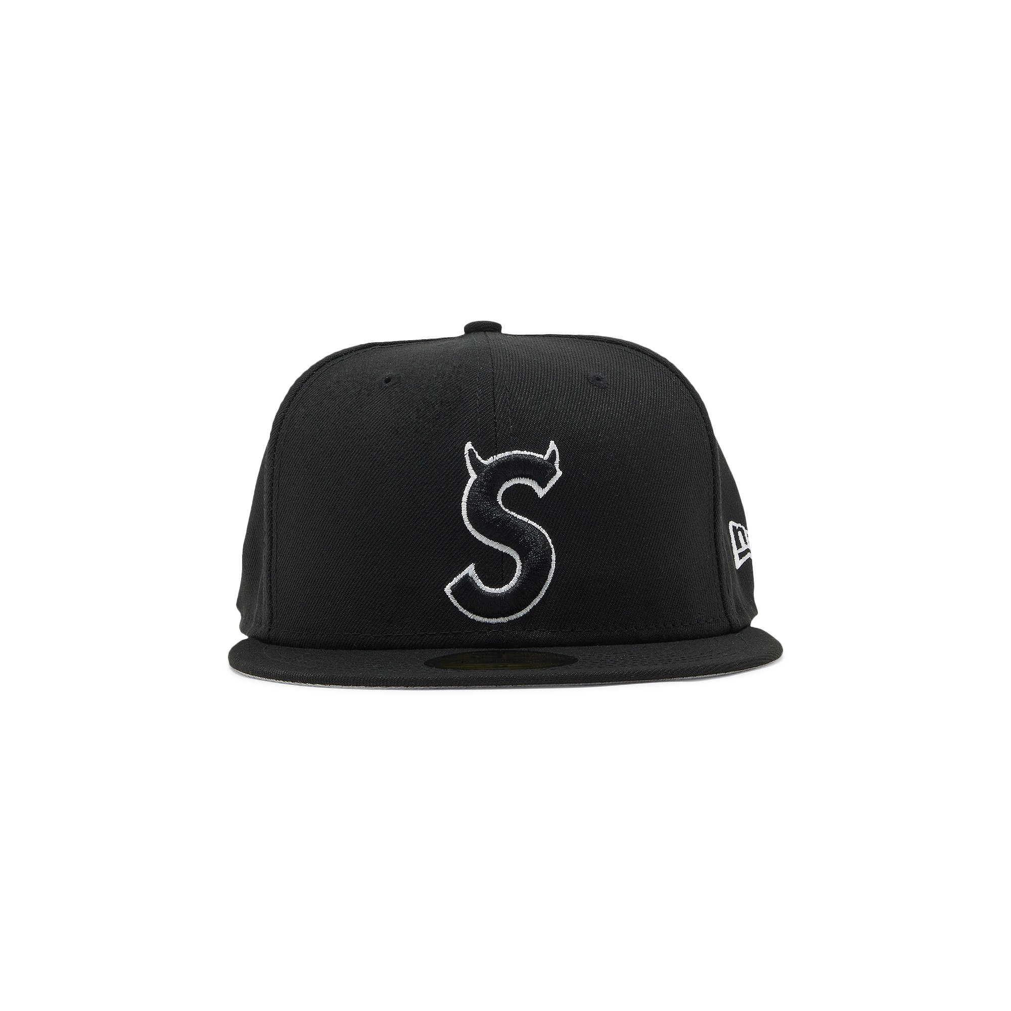 Supreme S Logo New Era 'Black' | GOAT