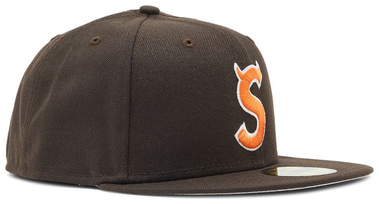 Supreme S Logo New Era Brown