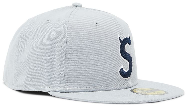 Supreme S Logo New Era Grey