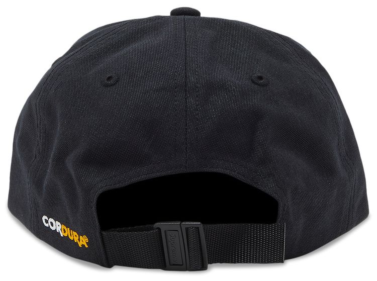 Supreme Brushed Cordura Small Box 6 Panel Black