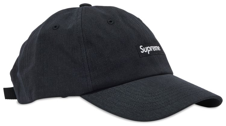 Supreme Brushed Cordura Small Box 6 Panel Black