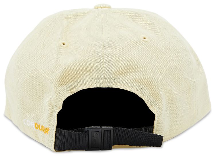 Supreme Brushed Cordura Small Box 6 Panel Pale Yellow