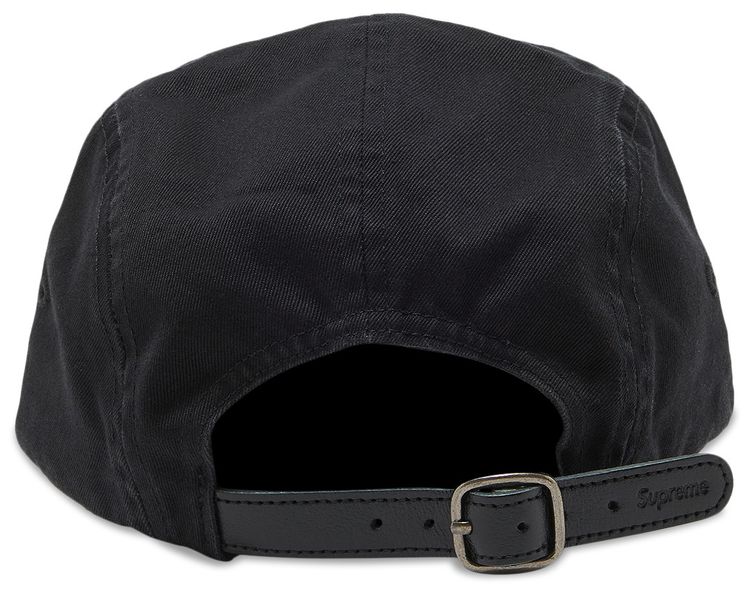 Supreme Washed Chino Twill Camp Cap Black