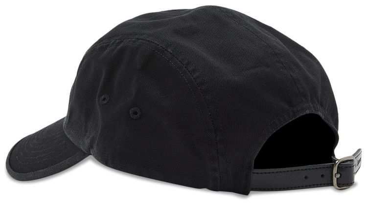Supreme Washed Chino Twill Camp Cap Black