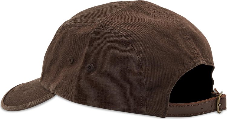 Supreme Washed Chino Twill Camp Cap Brown