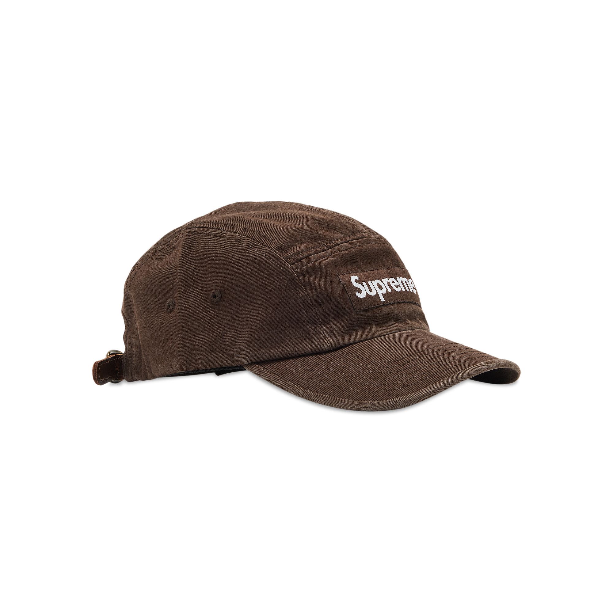 Buy Supreme Washed Chino Twill Camp Cap 'Brown' - FW22H104 BROWN | GOAT